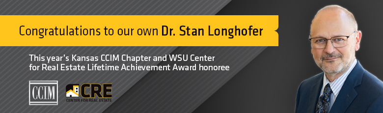 Dr. Stan Longhofer - 2021 Lifetime Achievement Award Honoree
